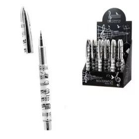 Golyóstoll hangjegy fehér kupakos 03-031 AKC!