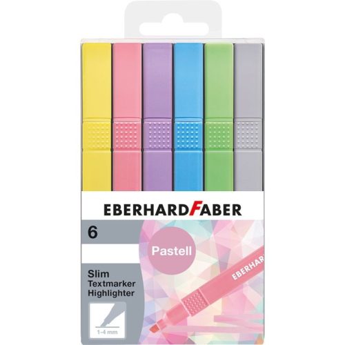 Szövegkiemelő 6db-os Eberhard Faber pasztell 1-4mm 551506