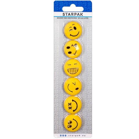 Mágnes szett 6db-os Emoji 378346