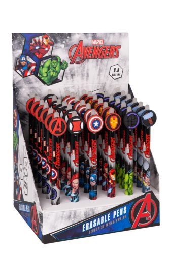 Nyomógombos radírozható toll Avangers Core Cool Pack 54304 2024