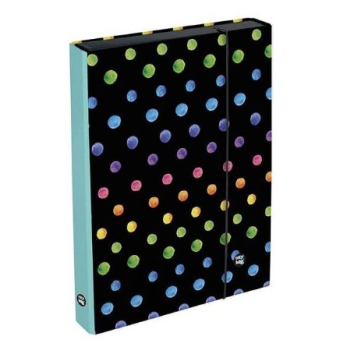 Füzetbox A/4 OxyBag Dots 72824