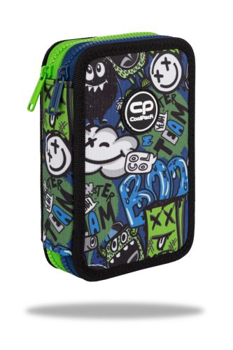 Töltött tolltartó kétemeletes Cool Pack Jumper 2 Monster Team 66824