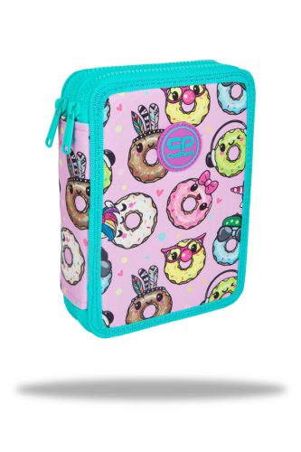 Töltött tolltartó kétemeletes Cool Pack Jumper XL Happy Donuts 77665