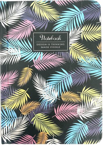 Notesz kemény fedeles 64lapos kockás Made Visible N9551 Burgeois