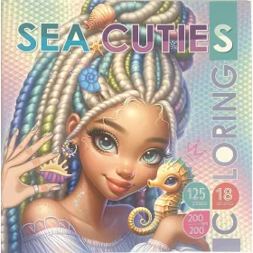 Kifestő+matrica 200x200mm Sea Cuties 23305