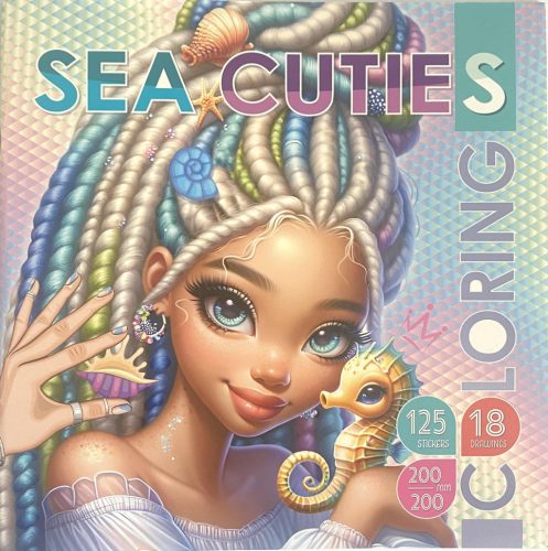 Kifestő+matrica 200x200mm Sea Cuties 23305