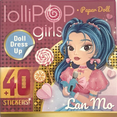 Kifestő+matrica 200x200mm Lollipop Girls Lan Mo 23313
