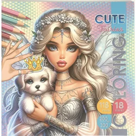 Kifestő+matrica 200x200mm Cute Fairies 23307
