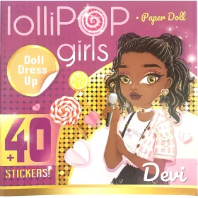 Kifestő+matrica 200x200mm Lollipop Girls Devi 23310