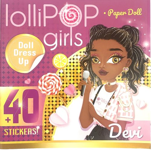 Kifestő+matrica 200x200mm Lollipop Girls Devi 23310