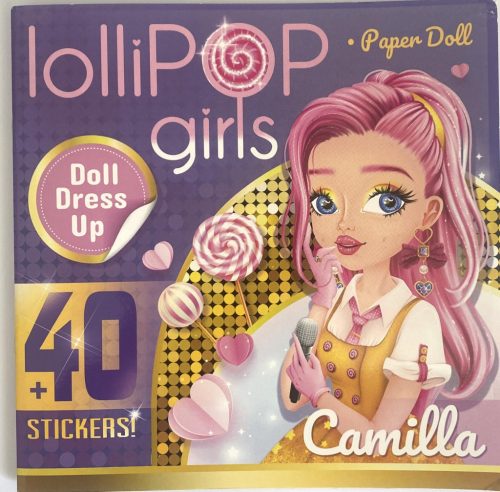 Kifestő+matrica 200x200mm Lollipop Girls Camilla  23309