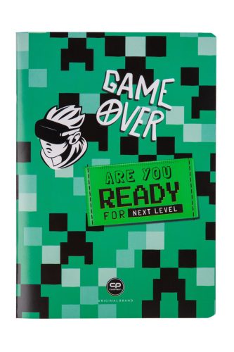 Füzet A/5 32lapos kockás Cool Pack Game Zone 68486