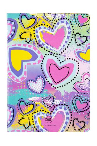 Füzet A/5 32lapos kockás Cool Pack Pastel Hearts 71127