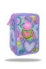 Töltött tolltartó 3 emeletes Cool Pack Jumper 3 Pastel Heart 67832