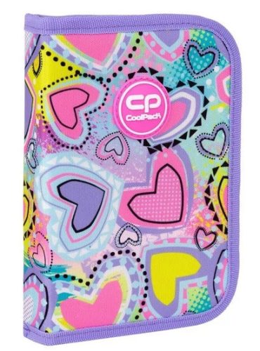 Tolltartó kétklapnis üres Cool Pack CLIPPER Pastel Heart 76832