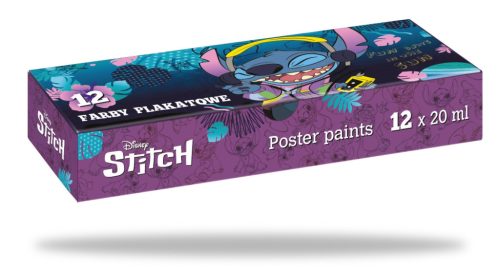 Tégelyes tempera 12x20ml Disney Core Stitch 54762