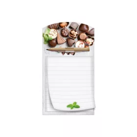   Jegyzet ARGUS(10x18cm)40lapos hűtőmágnes+ceruza Bonbon 1132-0405
