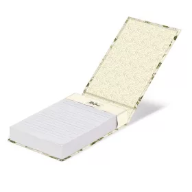   Jegyzet ARGUS karton tartóban 200lapos 10x14,7cm Natural 1405-0317