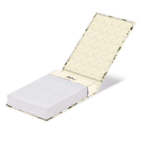 Jegyzet ARGUS karton tartóban 200lapos 10x14,7cm Natural 1405-0317