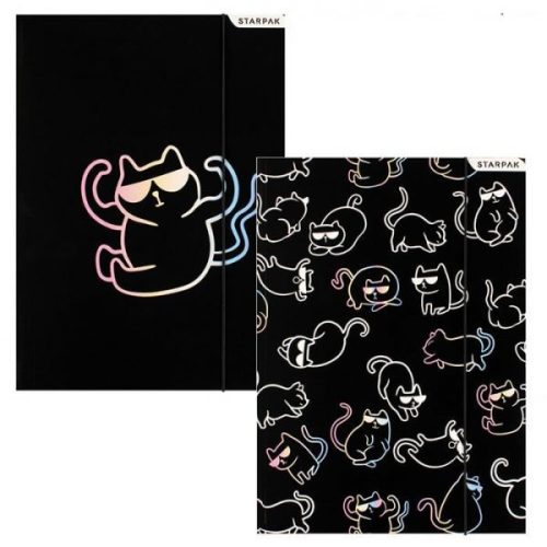 Gumis mappa A/4 Starpak Black Cat 536509