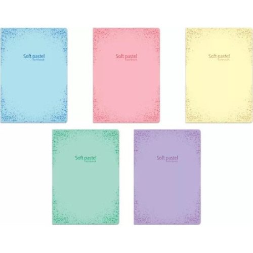 Füzet A/4 52 lapos 80g vonalas Lastva Soft Pastel 69590
