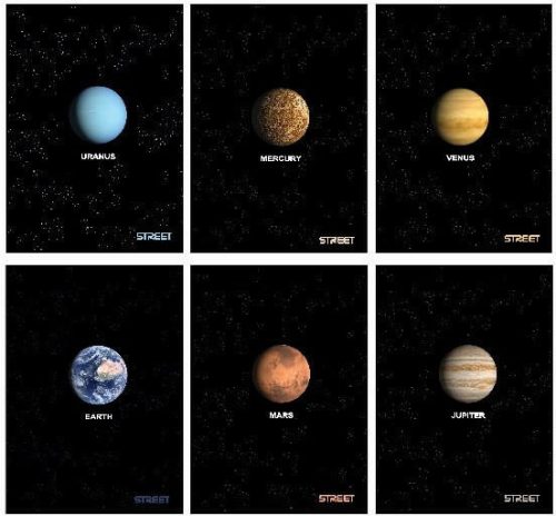 Füzet A/4 54 lapos vonalas Street Planets 65240