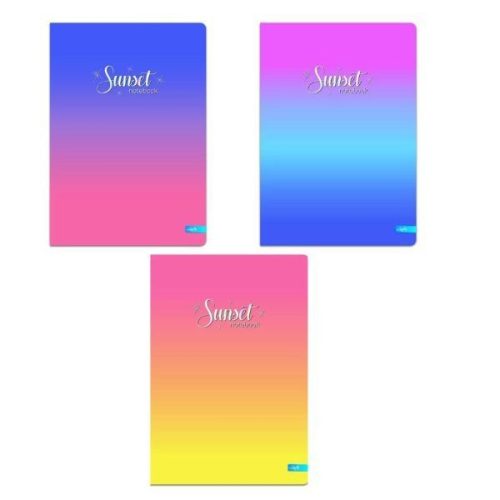 Füzet A/5 52lapos 80g kockás Lastva Sunset 80661