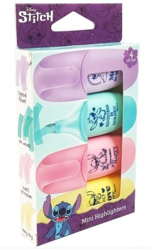 Szövegkiemelő filctoll mini 4db-os Disney Fashion Stitch 75347