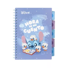   Spirálfüzet regiszteres B/5 100lapos Disney Fashion Stitch 74999