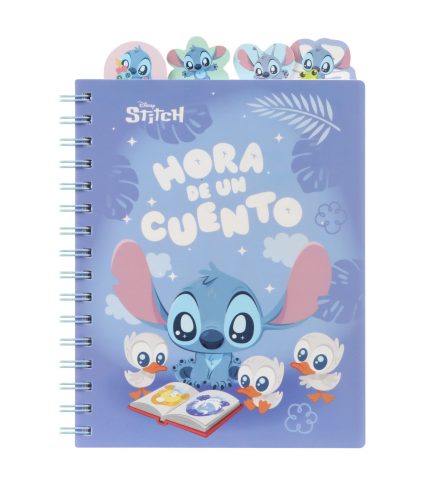 Spirálfüzet regiszteres A/5 100lapos Disney Fashion Stitch 75071