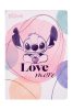 Füzet A/5 60lapos kockás Disney Fashion Stitch 74920