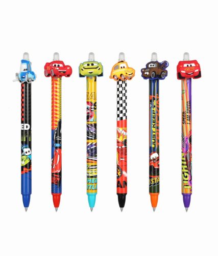 Nyomógombos radírozható toll Disney Cars 78263