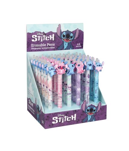 Nyomógombos radírozható toll Disney Stitch Pastel 78294