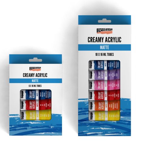 Krémes akrilfesték matt szett 6x16ml 45110