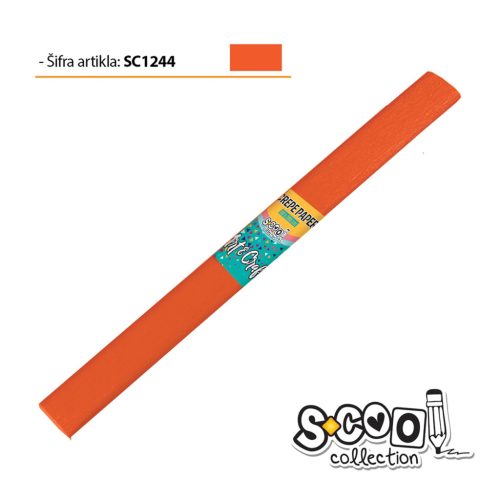 Krepp papír 50x200cm Sötét narancs Art&Craft SC1244