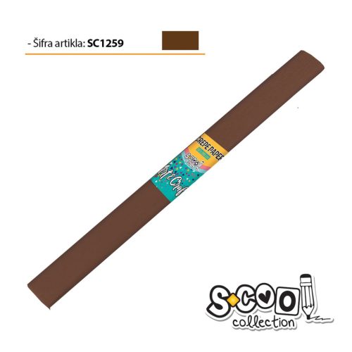 Krepp papír 50x200cm Barna Art&Craft SC1259