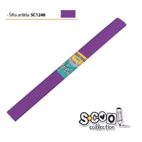 Krepp papír 50x200cm orgona lila Art&Craft SC1248 10db/cs.