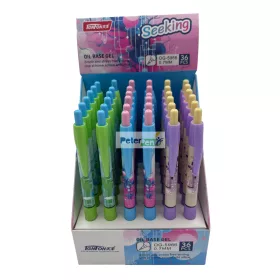   Golyóstoll olajbázisú 0,7mm Tenfon Seeking OG-5966 36db/disp.