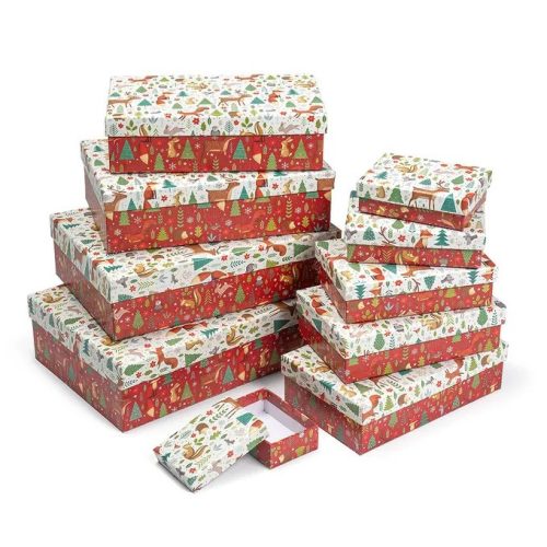 Díszdoboz szett ARGUS 10 részes karácsonyi mintás 2500-8170