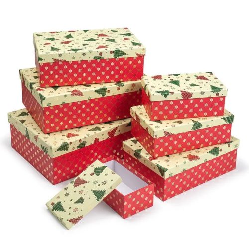 Díszdoboz szett ARGUS 7 részes karácsonyi mintás 2500-1177