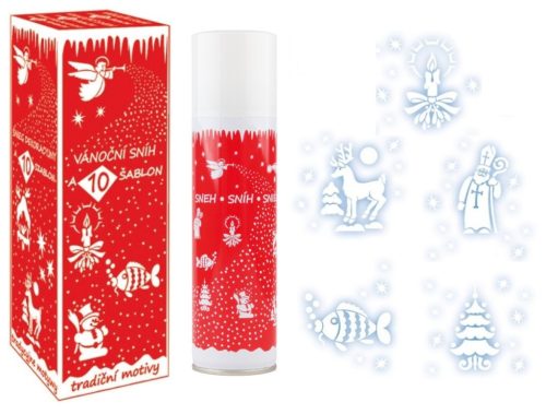 Hó spray szett 150ml+9db sablon Andel P.