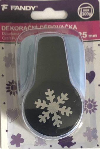 Formalyukasztó 25mm Hópehely Fandy 172893