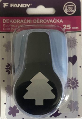 Formalyukasztó 25mm Fenyőfa Fandy 172047