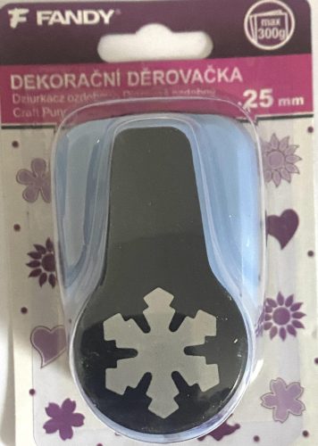 Formalyukasztó 25mm Hópehely Fandy 172891
