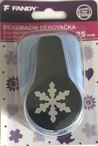 Formalyukasztó 25mm Hópehely Fandy 172950