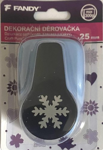 Formalyukasztó 25mm Hópehely Fandy 172892
