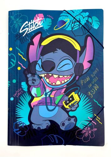 Gumismappa A/4 Disney Blue Stitch 78485
