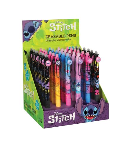 Nyomógombos radírozható golyóstoll Disney Black Stitch 91323