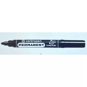 Permanent marker Centropen vastag kúpos 5mm Fekete C8566