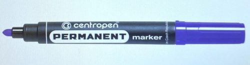 Permanent marker Centropen vastag kúpos 5mm Kék C8566